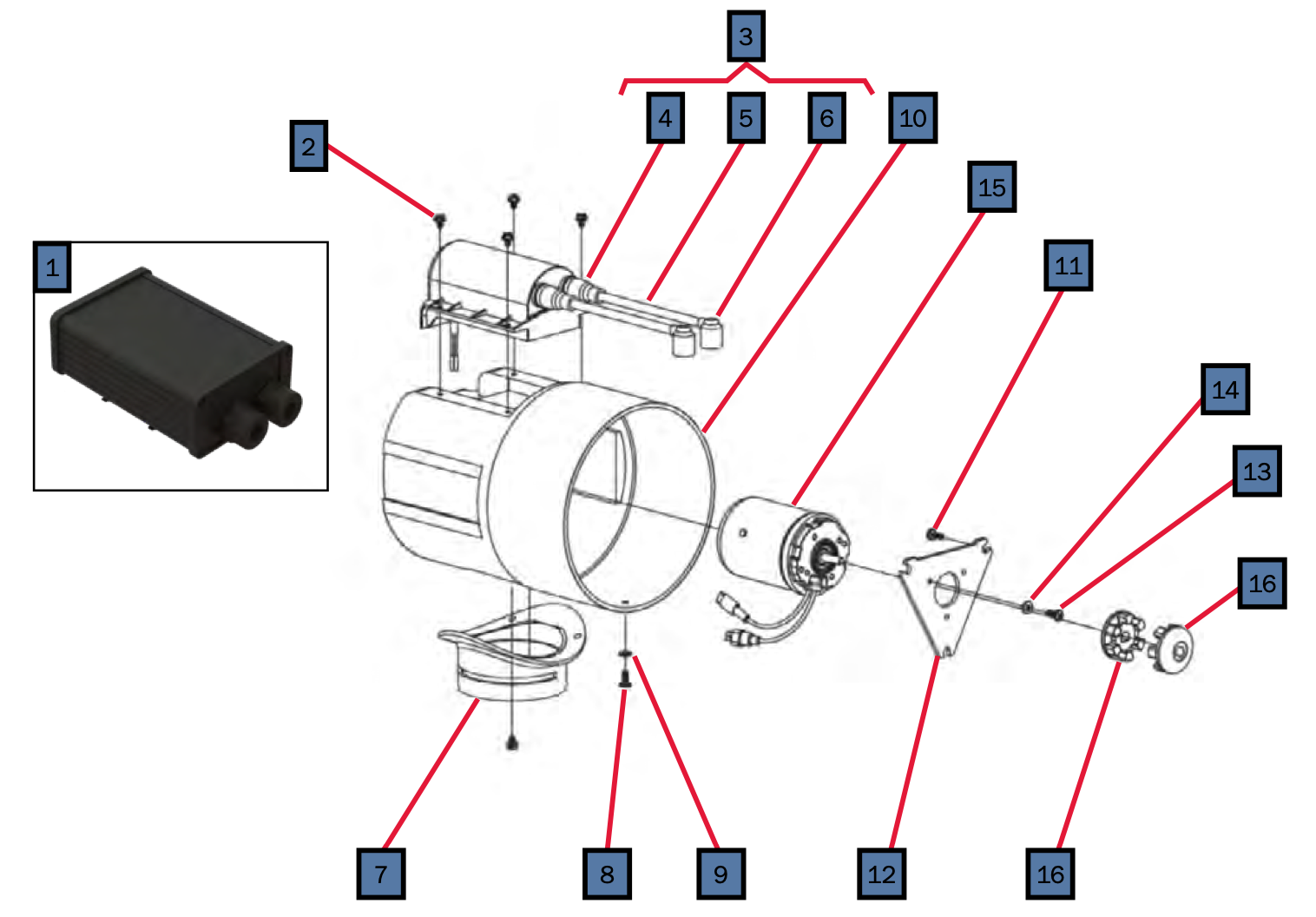 250D Parts Diagram 9