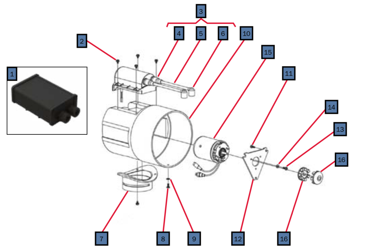 450-DE5 Parts Diagram 10