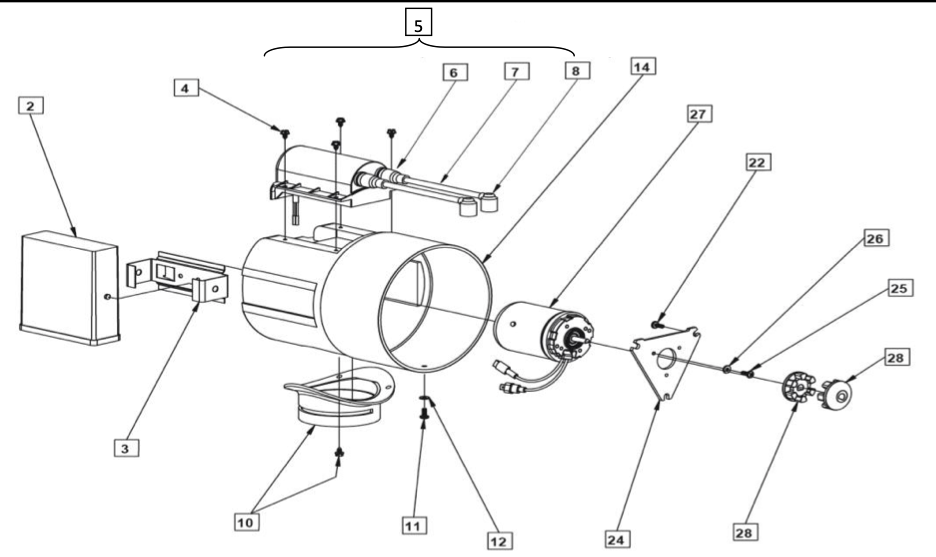 AHE-100-03S Diag 1: Diesel Burner